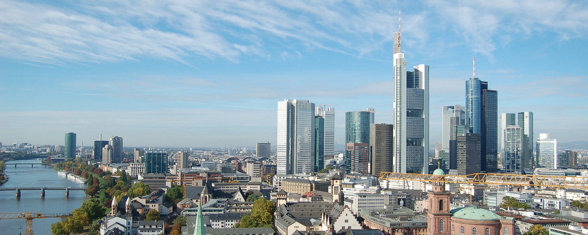 Panoramabild Skyline Frankfurt am Main